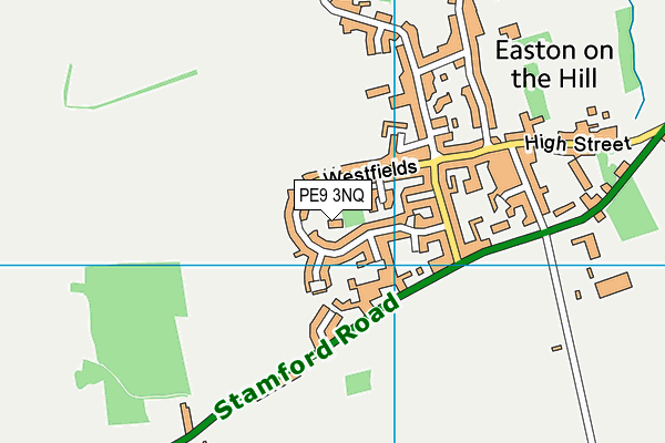 PE9 3NQ map - OS VectorMap District (Ordnance Survey) PE9 3NQ map - OS VectorMap District (Ordnance Survey)