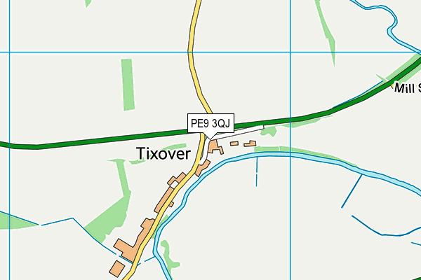 PE9 3QJ map - OS VectorMap District (Ordnance Survey) PE9 3QJ map - OS VectorMap District (Ordnance Survey)