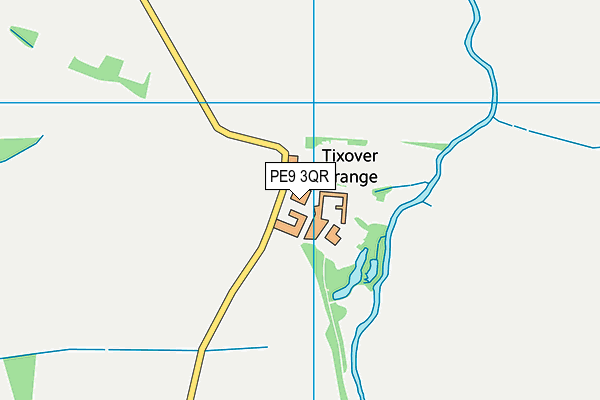 PE9 3QR map - OS VectorMap District (Ordnance Survey) PE9 3QR map - OS VectorMap District (Ordnance Survey)