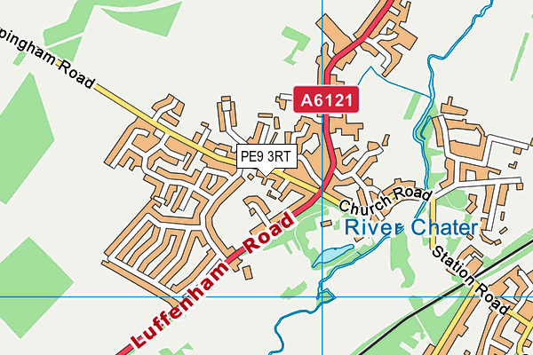 PE9 3RT map - OS VectorMap District (Ordnance Survey) PE9 3RT map - OS VectorMap District (Ordnance Survey)