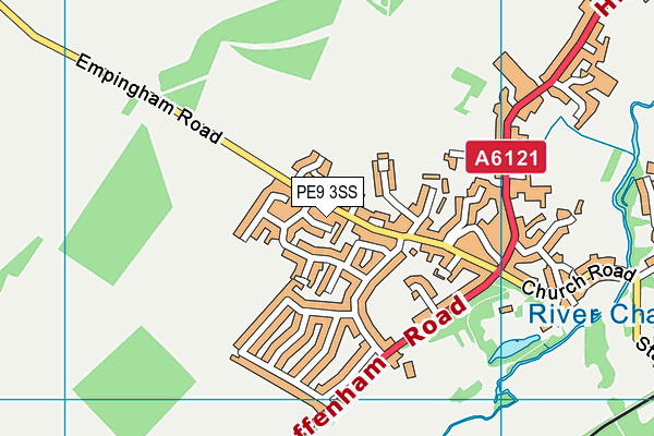 PE9 3SS map - OS VectorMap District (Ordnance Survey) PE9 3SS map - OS VectorMap District (Ordnance Survey)