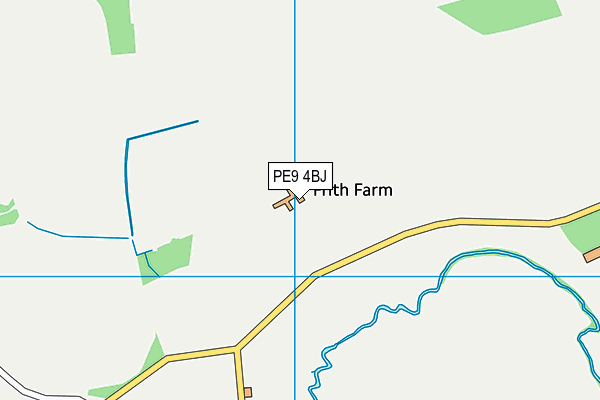 PE9 4BJ map - OS VectorMap District (Ordnance Survey) PE9 4BJ map - OS VectorMap District (Ordnance Survey)