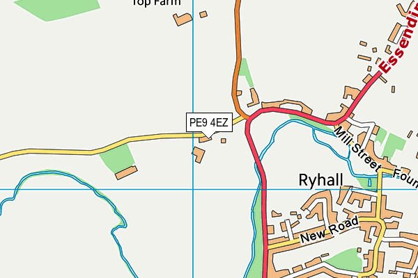 PE9 4EZ map - OS VectorMap District (Ordnance Survey) PE9 4EZ map - OS VectorMap District (Ordnance Survey)