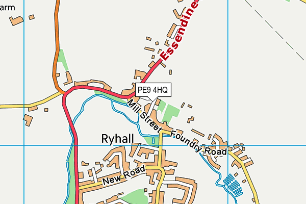 PE9 4HQ map - OS VectorMap District (Ordnance Survey) PE9 4HQ map - OS VectorMap District (Ordnance Survey)
