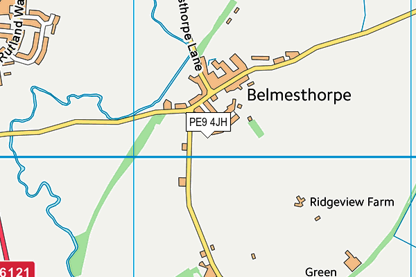 PE9 4JH map - OS VectorMap District (Ordnance Survey) PE9 4JH map - OS VectorMap District (Ordnance Survey)