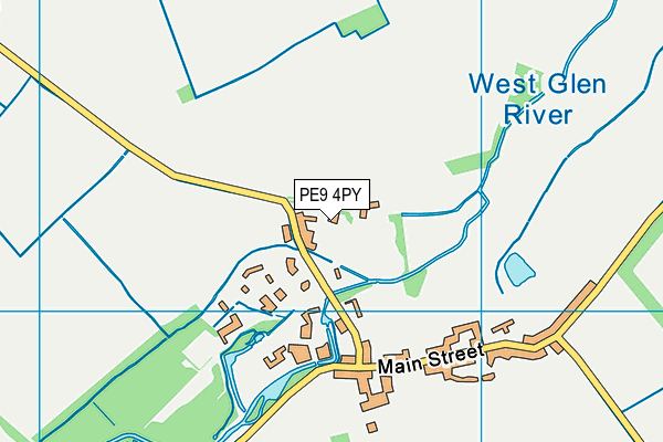 PE9 4PY map - OS VectorMap District (Ordnance Survey) PE9 4PY map - OS VectorMap District (Ordnance Survey)