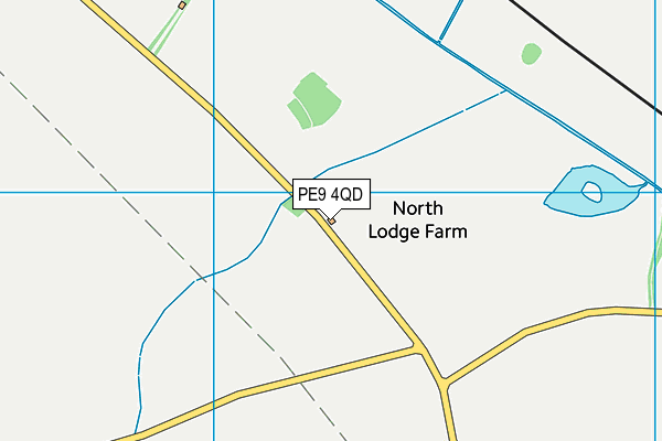 PE9 4QD map - OS VectorMap District (Ordnance Survey) PE9 4QD map - OS VectorMap District (Ordnance Survey)