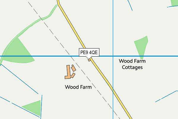 PE9 4QE map - OS VectorMap District (Ordnance Survey) PE9 4QE map - OS VectorMap District (Ordnance Survey)