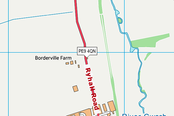 PE9 4QN map - OS VectorMap District (Ordnance Survey) PE9 4QN map - OS VectorMap District (Ordnance Survey)