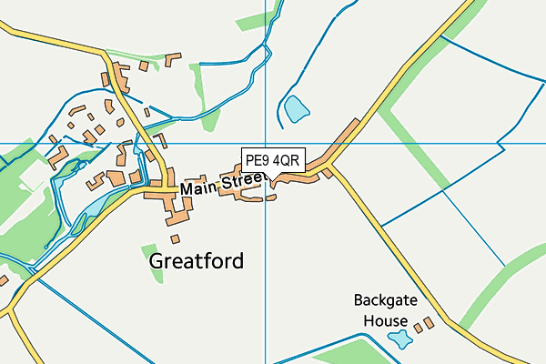 PE9 4QR map - OS VectorMap District (Ordnance Survey) PE9 4QR map - OS VectorMap District (Ordnance Survey)