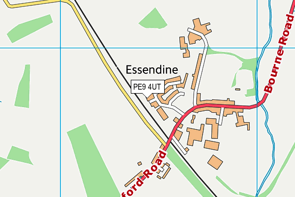 PE9 4UT map - OS VectorMap District (Ordnance Survey) PE9 4UT map - OS VectorMap District (Ordnance Survey)