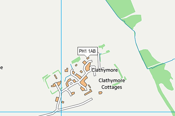 PH1 1AB map - OS VectorMap District (Ordnance Survey) PH1 1AB map - OS VectorMap District (Ordnance Survey)
