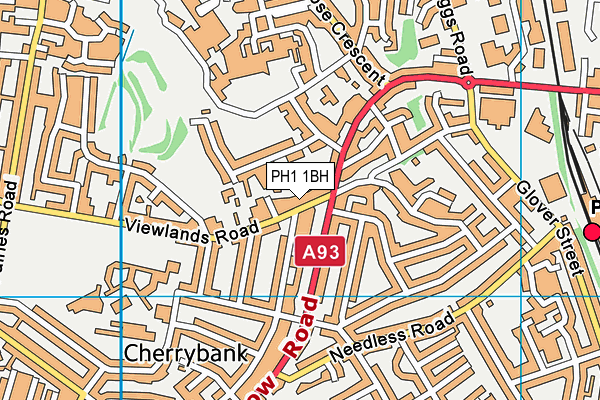 PH1 1BH map - OS VectorMap District (Ordnance Survey) PH1 1BH map - OS VectorMap District (Ordnance Survey)