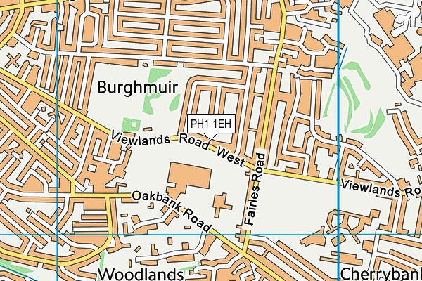 PH1 1EH map - OS VectorMap District (Ordnance Survey) PH1 1EH map - OS VectorMap District (Ordnance Survey)