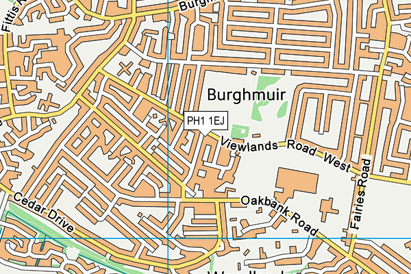 PH1 1EJ map - OS VectorMap District (Ordnance Survey) PH1 1EJ map - OS VectorMap District (Ordnance Survey)