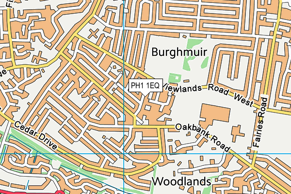 PH1 1EQ map - OS VectorMap District (Ordnance Survey) PH1 1EQ map - OS VectorMap District (Ordnance Survey)