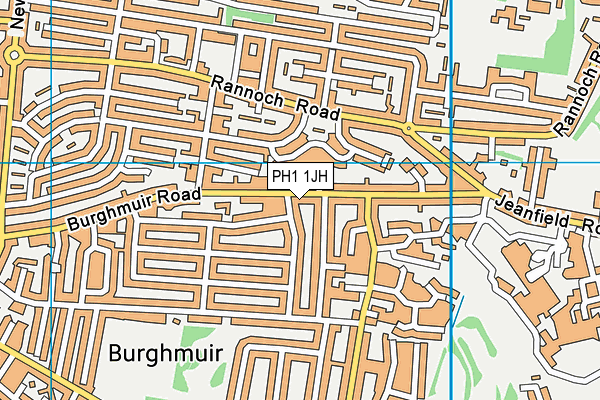 PH1 1JH map - OS VectorMap District (Ordnance Survey) PH1 1JH map - OS VectorMap District (Ordnance Survey)