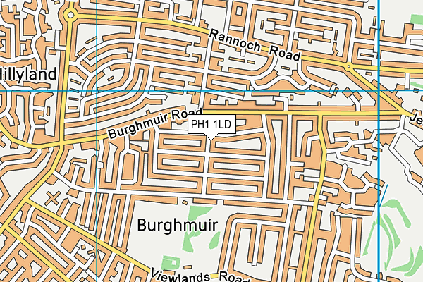 PH1 1LD map - OS VectorMap District (Ordnance Survey) PH1 1LD map - OS VectorMap District (Ordnance Survey)