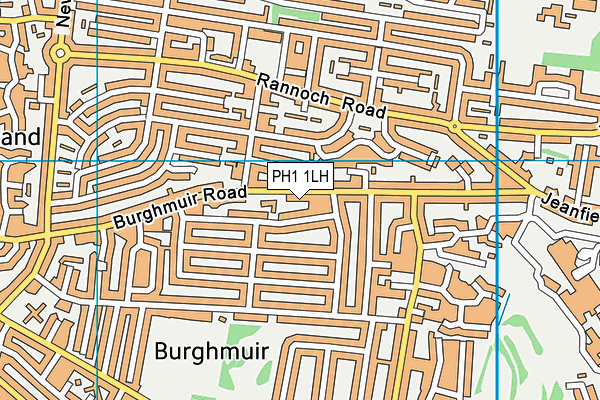 PH1 1LH map - OS VectorMap District (Ordnance Survey) PH1 1LH map - OS VectorMap District (Ordnance Survey)