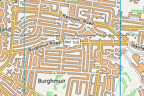 PH1 1LQ map - OS VectorMap District (Ordnance Survey) PH1 1LQ map - OS VectorMap District (Ordnance Survey)