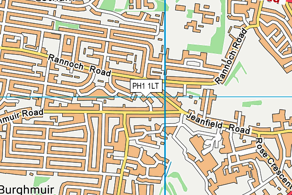 PH1 1LT map - OS VectorMap District (Ordnance Survey) PH1 1LT map - OS VectorMap District (Ordnance Survey)
