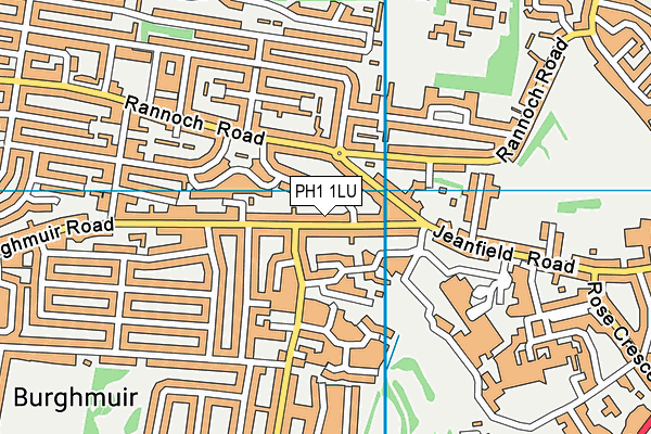 PH1 1LU map - OS VectorMap District (Ordnance Survey) PH1 1LU map - OS VectorMap District (Ordnance Survey)