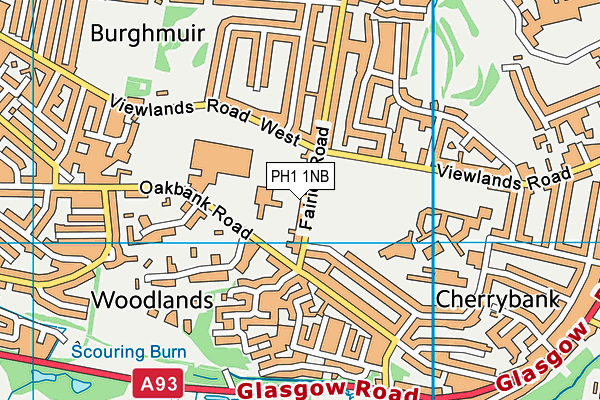 PH1 1NB map - OS VectorMap District (Ordnance Survey) PH1 1NB map - OS VectorMap District (Ordnance Survey)
