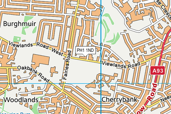 PH1 1ND map - OS VectorMap District (Ordnance Survey) PH1 1ND map - OS VectorMap District (Ordnance Survey)