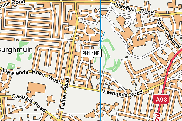 PH1 1NF map - OS VectorMap District (Ordnance Survey) PH1 1NF map - OS VectorMap District (Ordnance Survey)