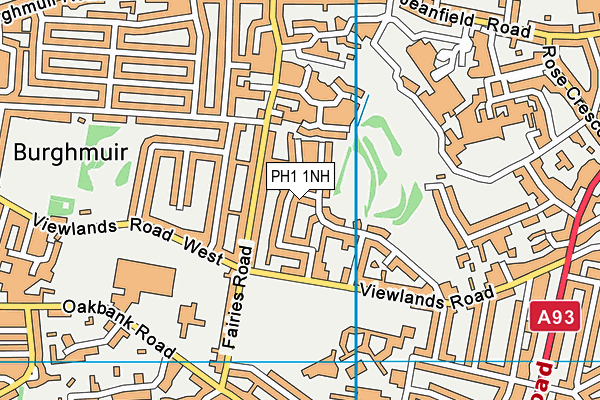 PH1 1NH map - OS VectorMap District (Ordnance Survey) PH1 1NH map - OS VectorMap District (Ordnance Survey)