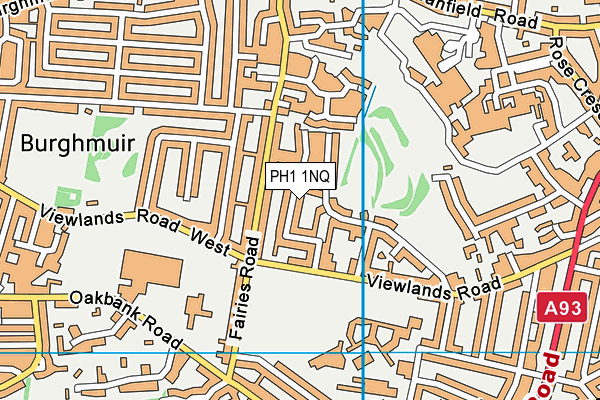 PH1 1NQ map - OS VectorMap District (Ordnance Survey) PH1 1NQ map - OS VectorMap District (Ordnance Survey)
