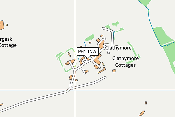PH1 1NW map - OS VectorMap District (Ordnance Survey) PH1 1NW map - OS VectorMap District (Ordnance Survey)