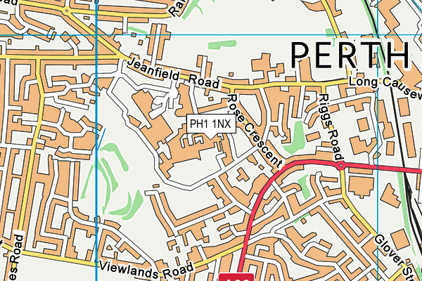 PH1 1NX map - OS VectorMap District (Ordnance Survey) PH1 1NX map - OS VectorMap District (Ordnance Survey)