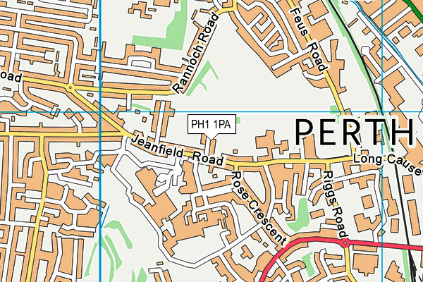 PH1 1PA map - OS VectorMap District (Ordnance Survey) PH1 1PA map - OS VectorMap District (Ordnance Survey)