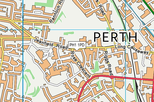 PH1 1PD map - OS VectorMap District (Ordnance Survey) PH1 1PD map - OS VectorMap District (Ordnance Survey)