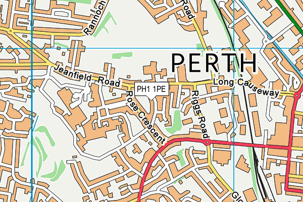 PH1 1PE map - OS VectorMap District (Ordnance Survey) PH1 1PE map - OS VectorMap District (Ordnance Survey)