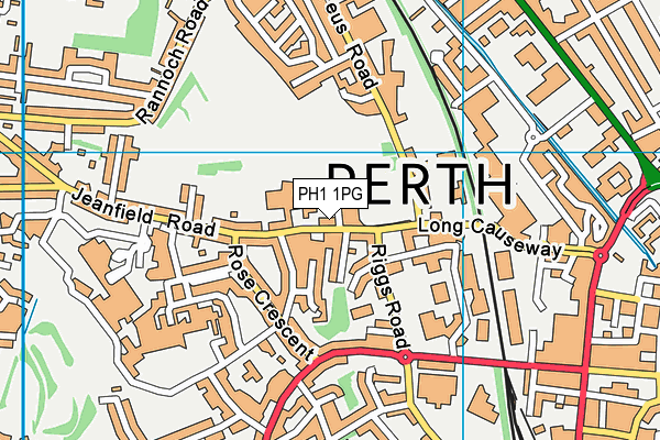 PH1 1PG map - OS VectorMap District (Ordnance Survey) PH1 1PG map - OS VectorMap District (Ordnance Survey)