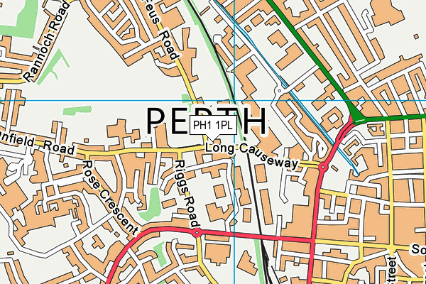 PH1 1PL map - OS VectorMap District (Ordnance Survey) PH1 1PL map - OS VectorMap District (Ordnance Survey)