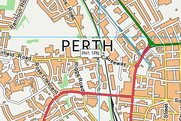 PH1 1PN map - OS VectorMap District (Ordnance Survey) PH1 1PN map - OS VectorMap District (Ordnance Survey)