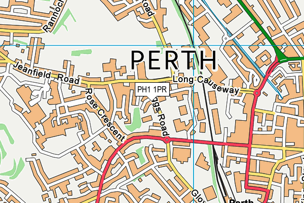 PH1 1PR map - OS VectorMap District (Ordnance Survey) PH1 1PR map - OS VectorMap District (Ordnance Survey)