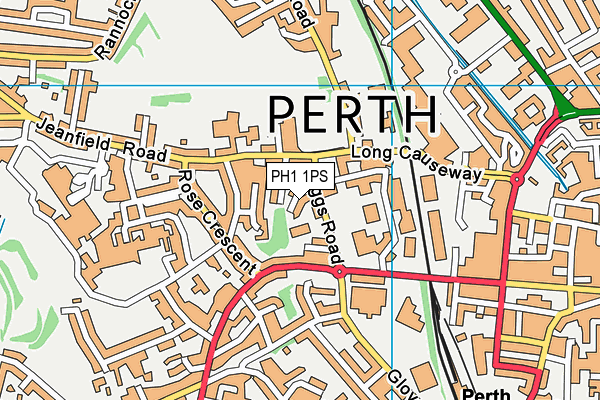 PH1 1PS map - OS VectorMap District (Ordnance Survey) PH1 1PS map - OS VectorMap District (Ordnance Survey)