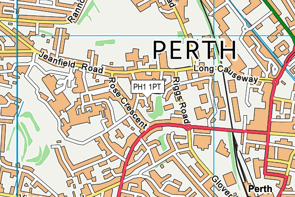 PH1 1PT map - OS VectorMap District (Ordnance Survey) PH1 1PT map - OS VectorMap District (Ordnance Survey)