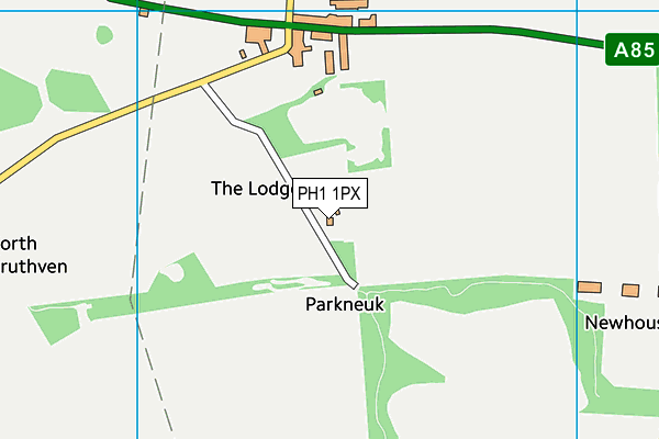 PH1 1PX map - OS VectorMap District (Ordnance Survey) PH1 1PX map - OS VectorMap District (Ordnance Survey)