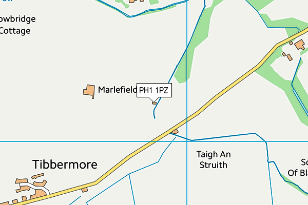 PH1 1PZ map - OS VectorMap District (Ordnance Survey) PH1 1PZ map - OS VectorMap District (Ordnance Survey)