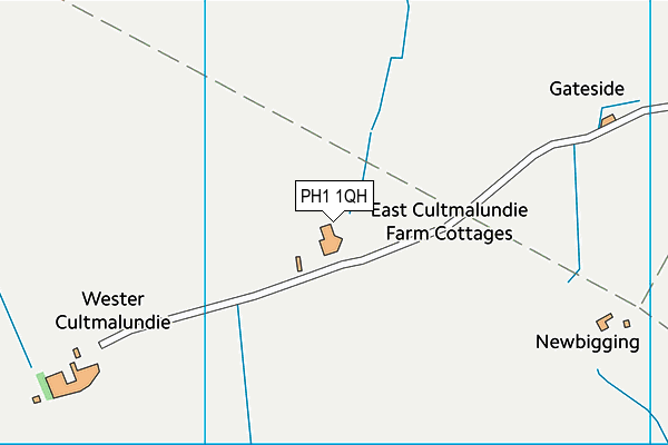 PH1 1QH map - OS VectorMap District (Ordnance Survey) PH1 1QH map - OS VectorMap District (Ordnance Survey)