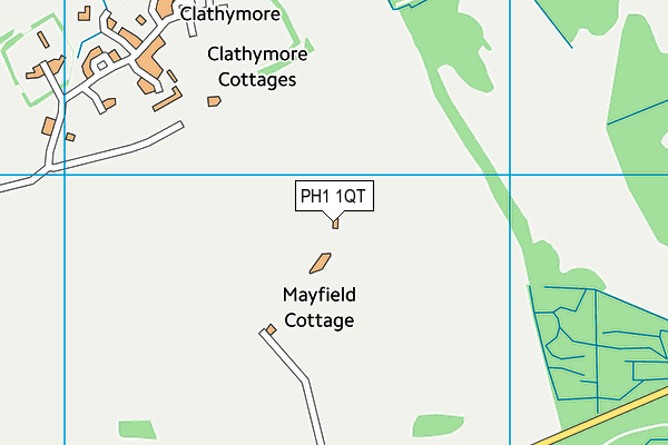 PH1 1QT map - OS VectorMap District (Ordnance Survey) PH1 1QT map - OS VectorMap District (Ordnance Survey)