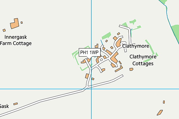 PH1 1WP map - OS VectorMap District (Ordnance Survey) PH1 1WP map - OS VectorMap District (Ordnance Survey)