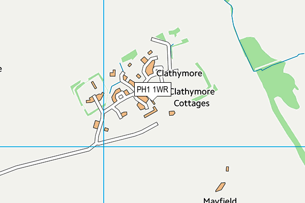 PH1 1WR map - OS VectorMap District (Ordnance Survey) PH1 1WR map - OS VectorMap District (Ordnance Survey)