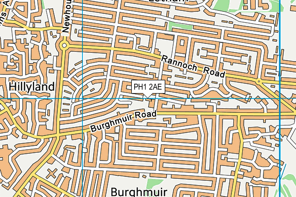 PH1 2AE map - OS VectorMap District (Ordnance Survey) PH1 2AE map - OS VectorMap District (Ordnance Survey)