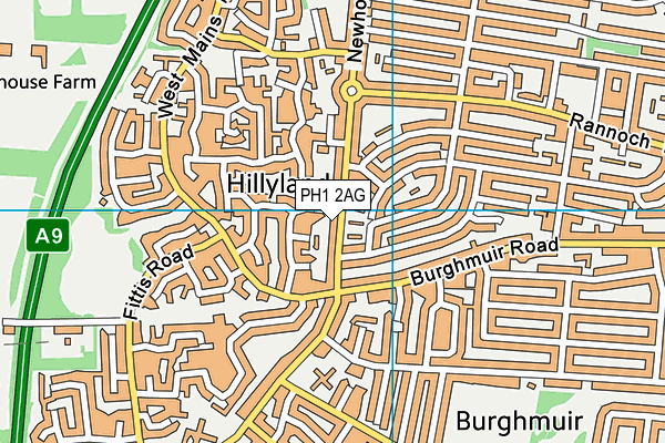 PH1 2AG map - OS VectorMap District (Ordnance Survey) PH1 2AG map - OS VectorMap District (Ordnance Survey)